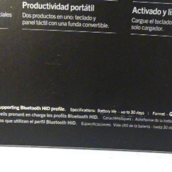 CNS2 - BLACKBERRY PLAYBOOK Mini Keyboard w/ Convertible Case Multi touchpad - Picture 6 of 8